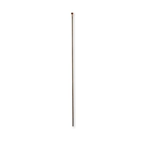 vintaj natural brass headpin 63mm - wire 0,51mm | 10pc