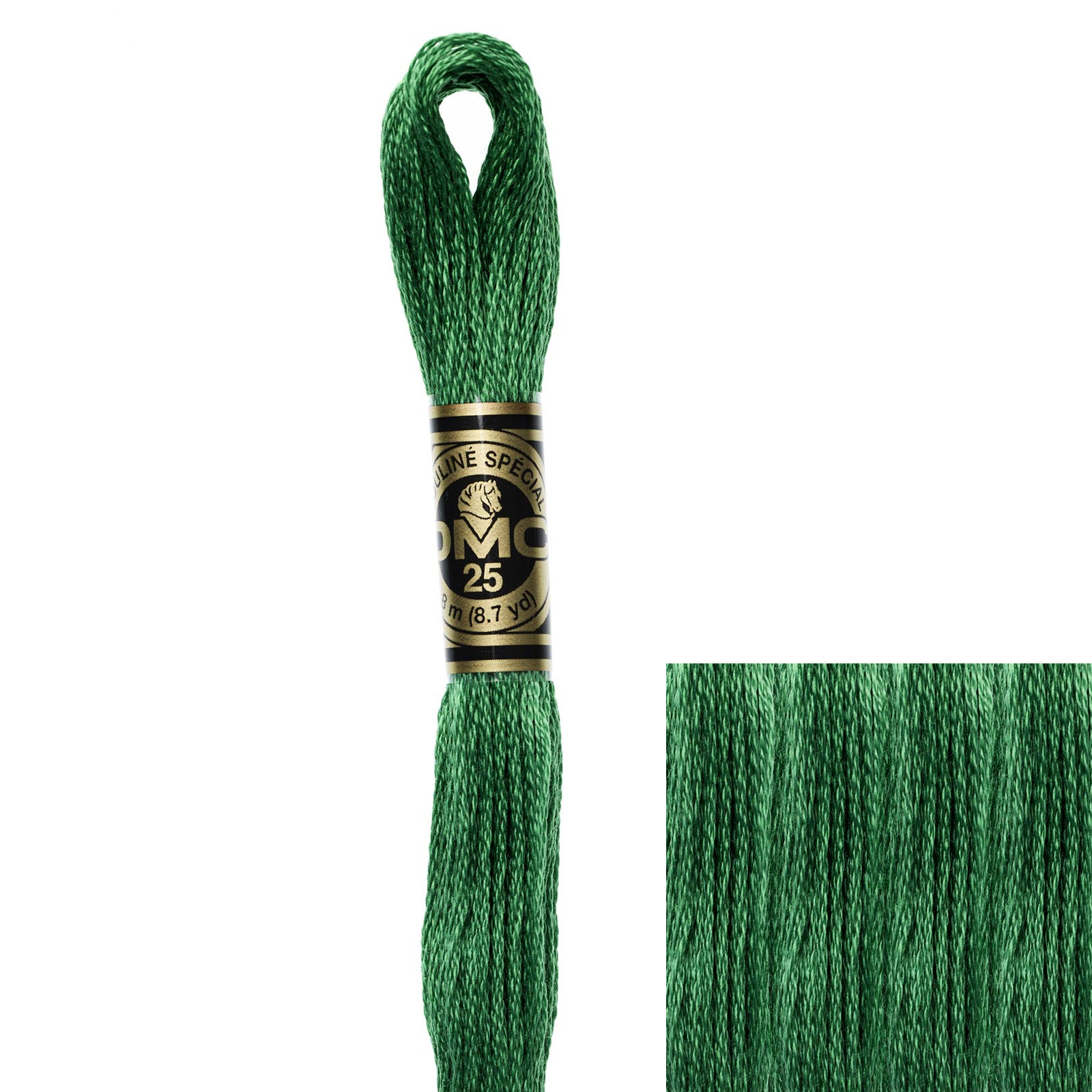 embroidery cotton mouliné spécial dmc - 910 - 8mt | 1pc