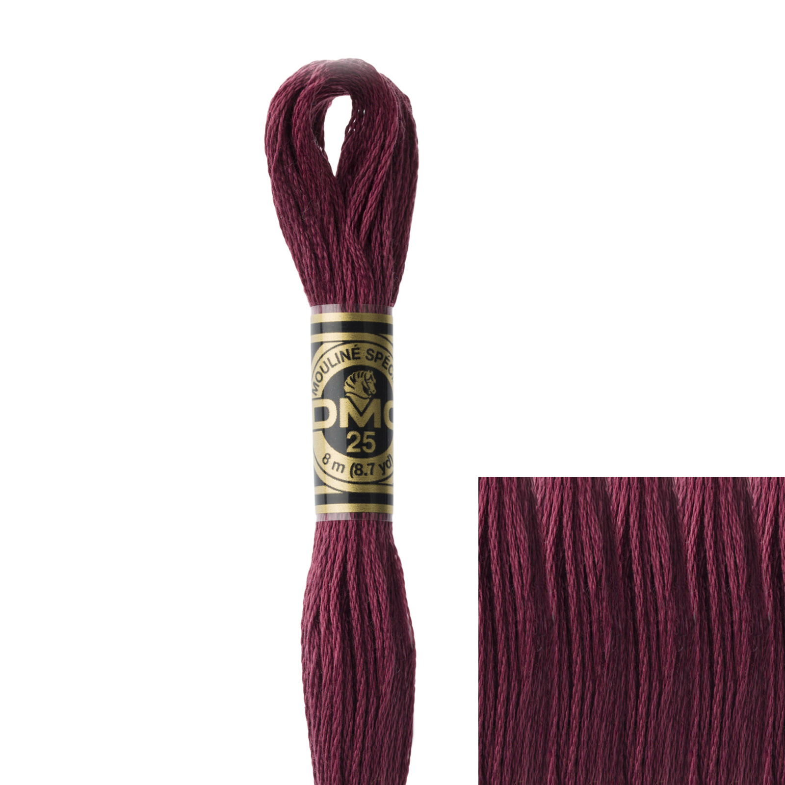 embroidery cotton mouliné spécial dmc - 3802 - 8mt | 1pc