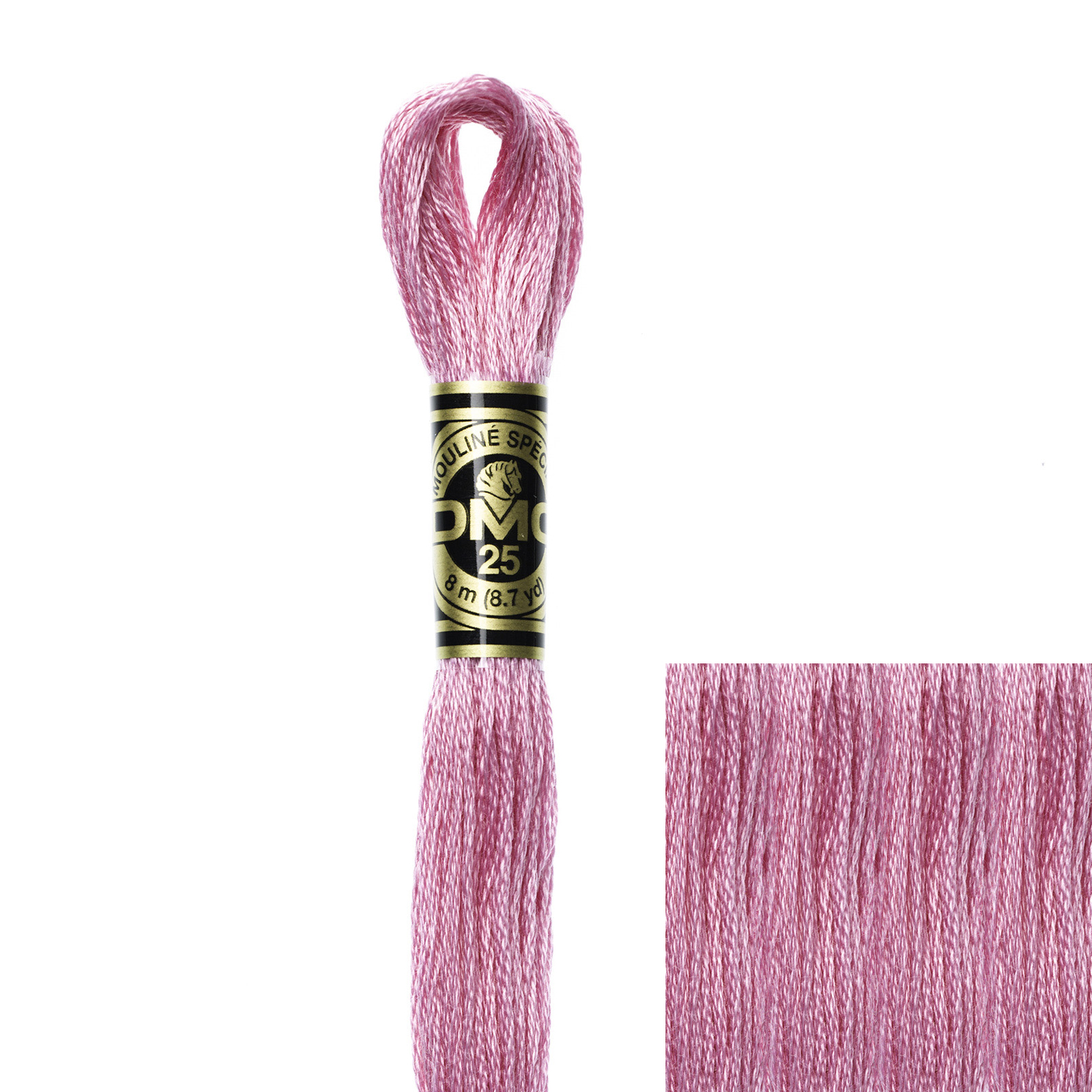 embroidery cotton mouliné spécial dmc - 3608 - 8mt | 1pc