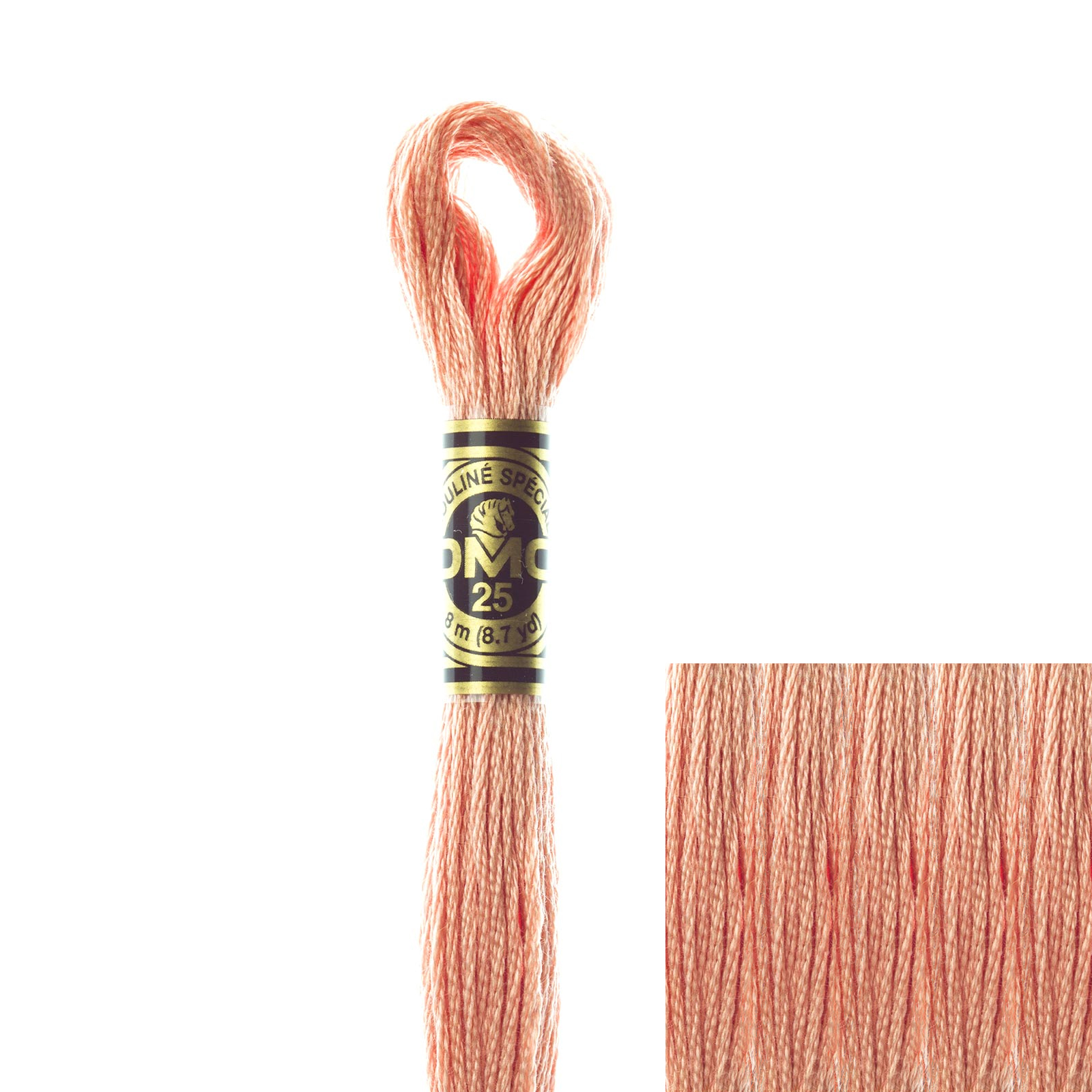 embroidery cotton mouliné spécial dmc - 758 - 8mt | 1pc
