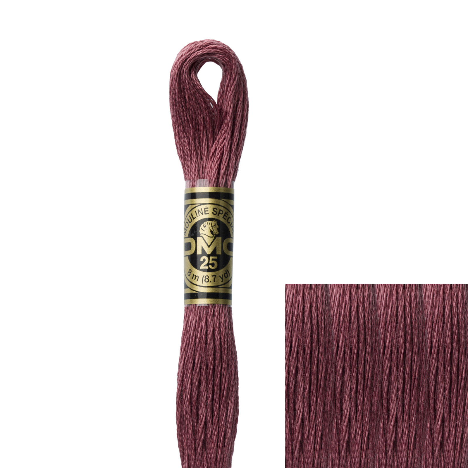 embroidery cotton mouliné spécial dmc - 3726 - 8mt | 1pc