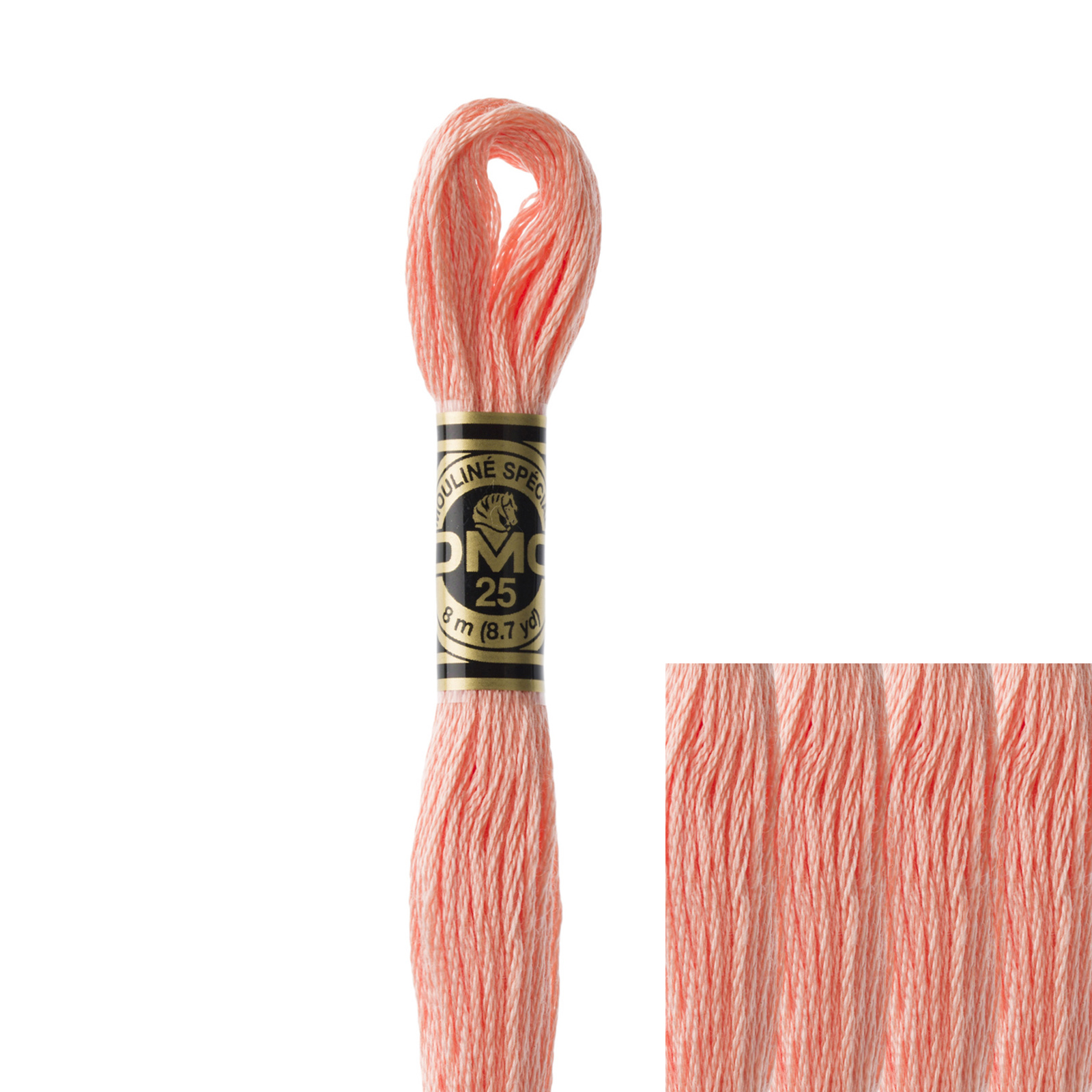 embroidery cotton mouliné spécial dmc - 3824 - 8mt | 1pc