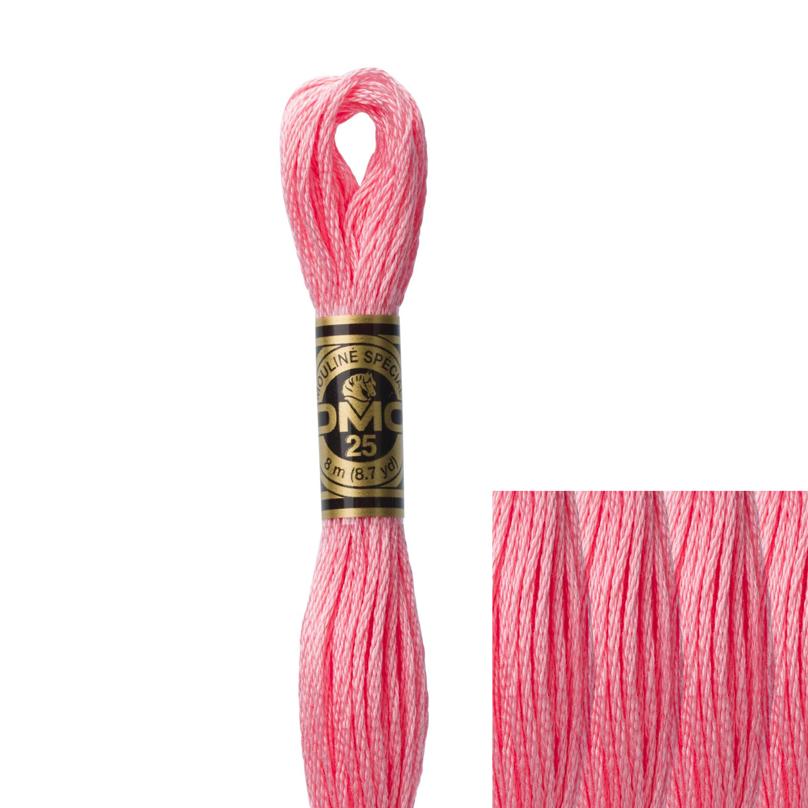 embroidery cotton mouliné spécial dmc - 957 - 8mt | 1pc