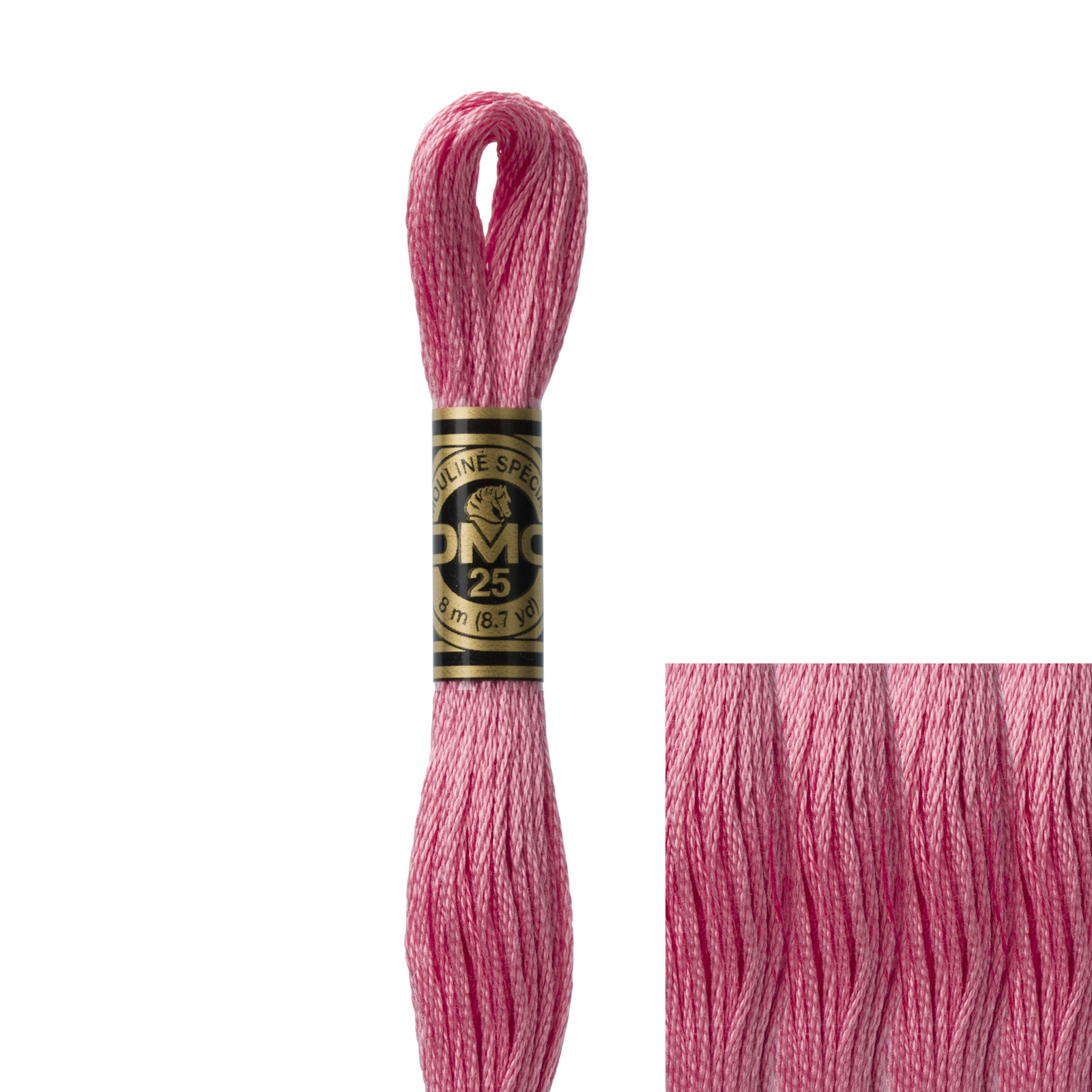 embroidery cotton mouliné spécial dmc - 962 - 8mt | 1pc