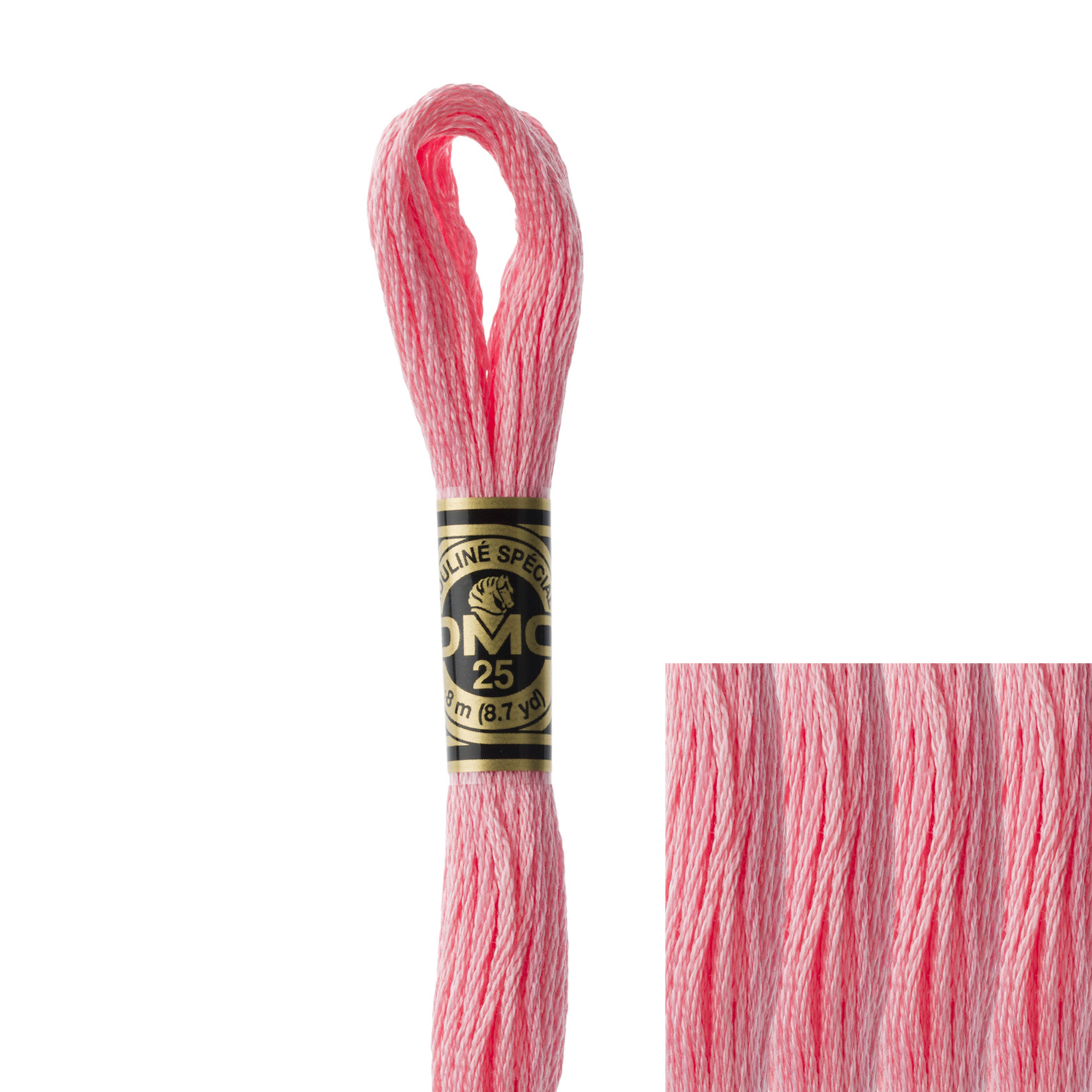 embroidery cotton mouliné spécial dmc - 3708 - 8mt | 1pc