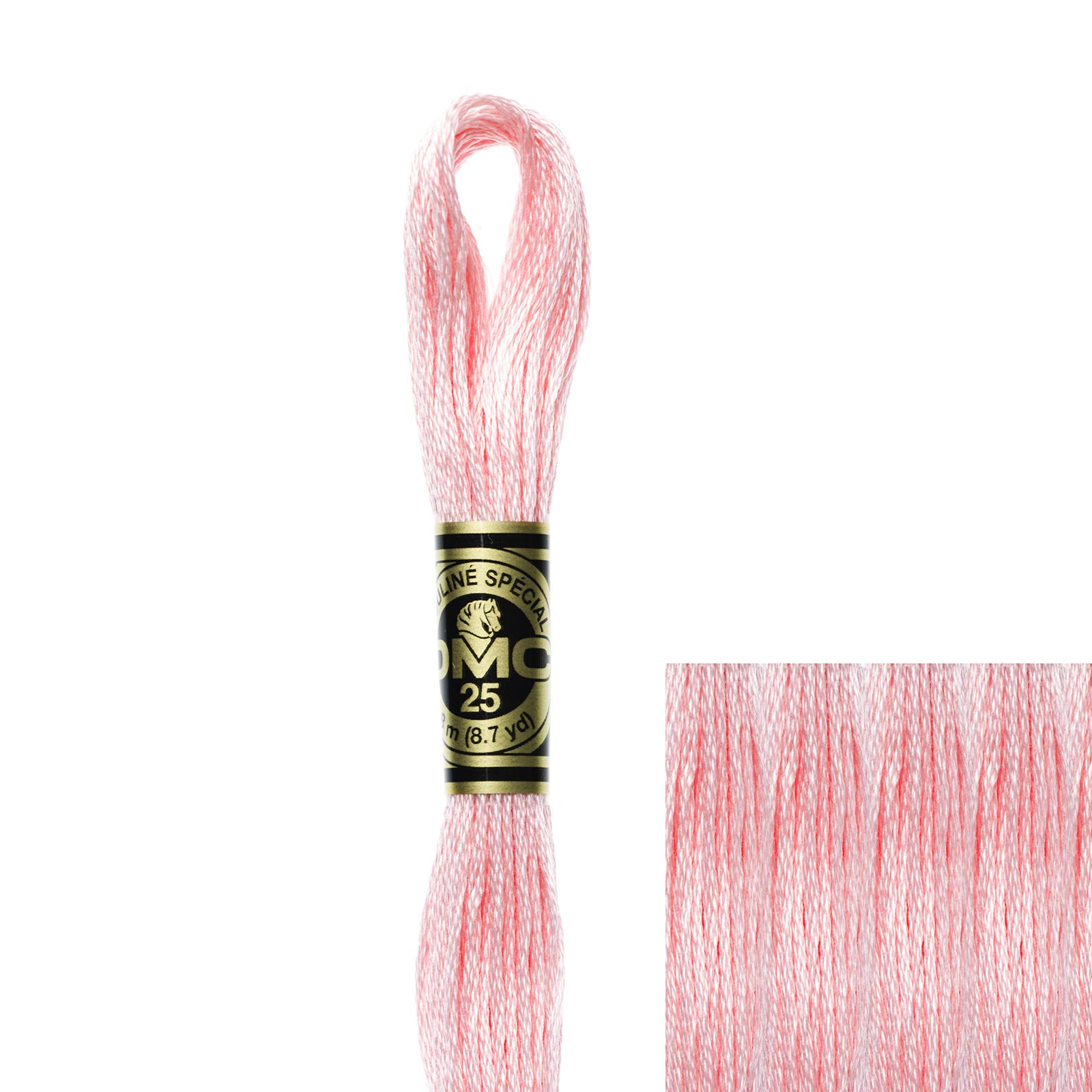 embroidery cotton mouliné spécial dmc - 963 - 8mt | 1pc