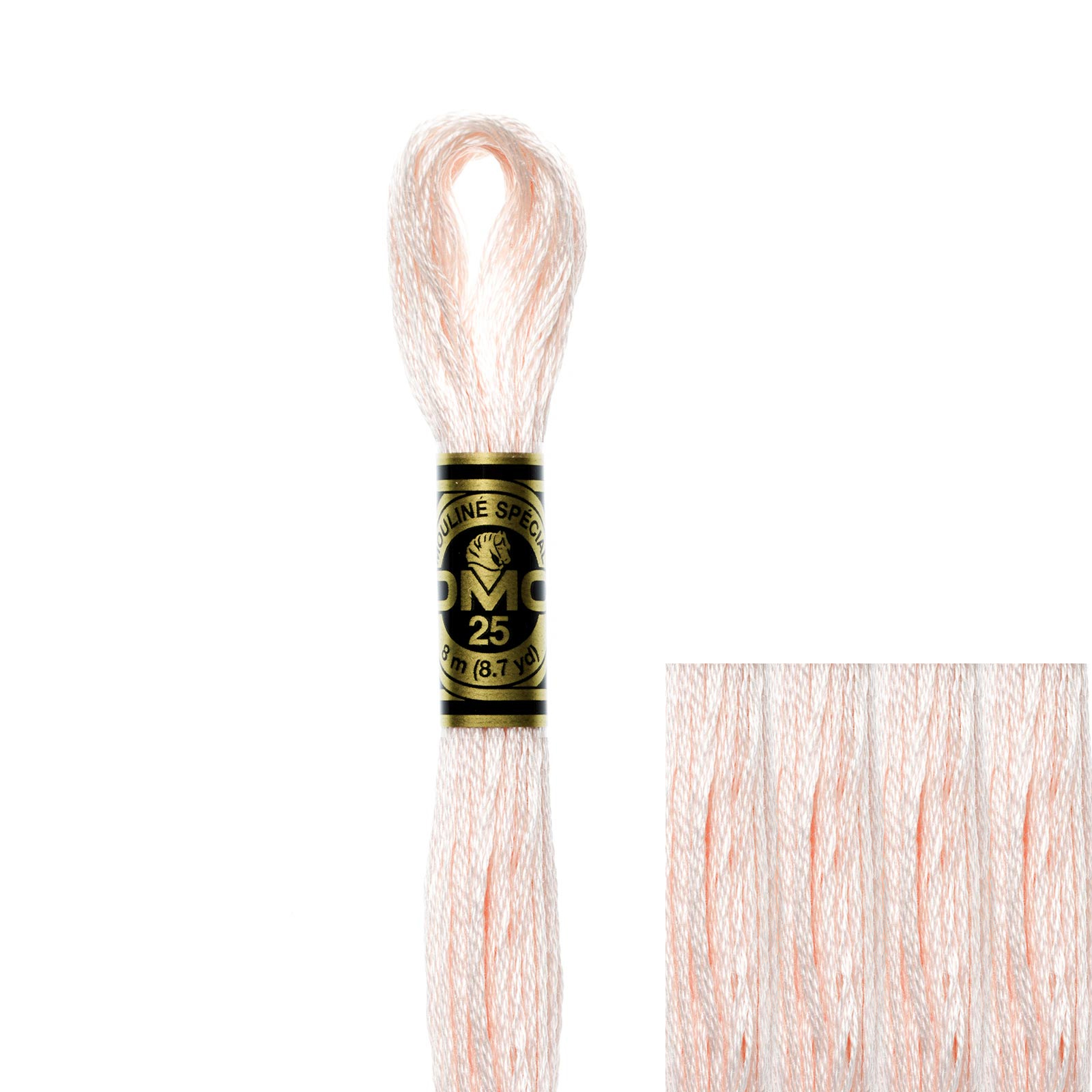 embroidery cotton mouliné spécial dmc - 819 - 8mt | 1pc