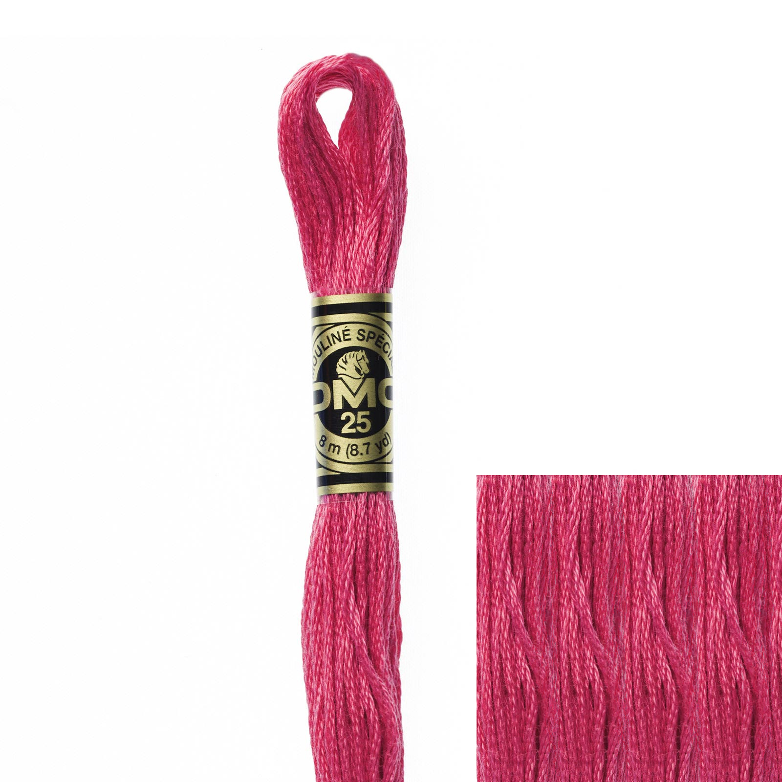 embroidery cotton mouliné spécial dmc - 601 - 8mt | 1pc