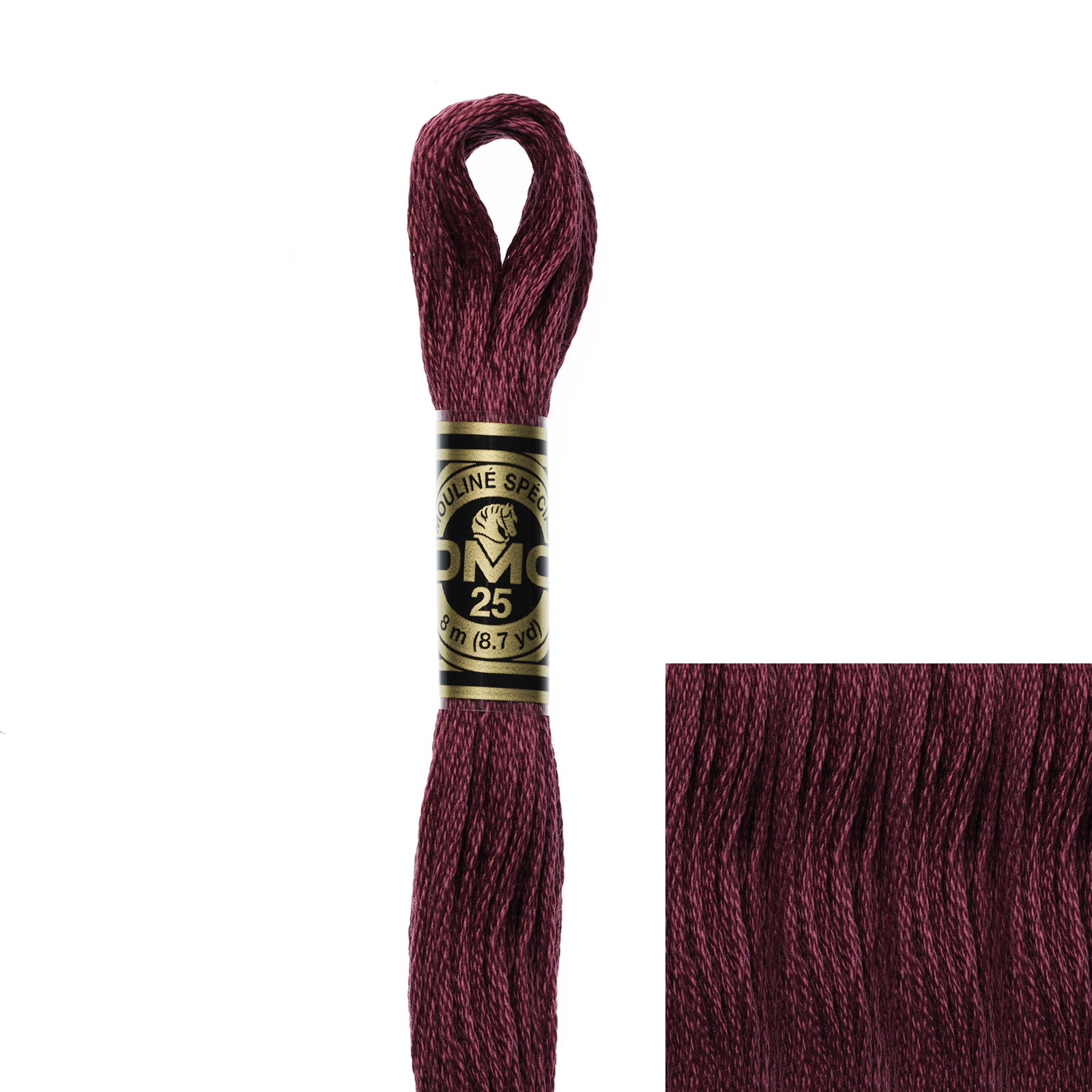 embroidery cotton mouliné spécial dmc - 3685 - 8mt | 1pc