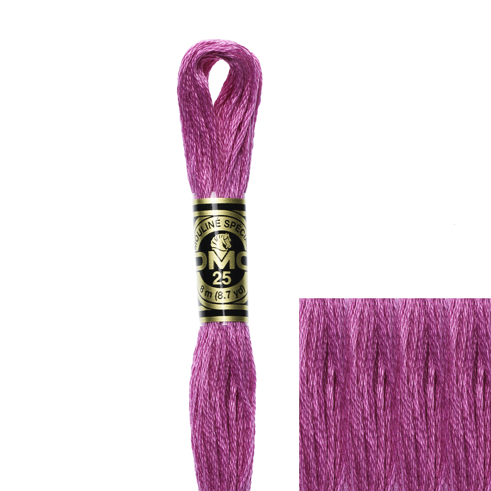 embroidery cotton mouliné spécial dmc - 3607 - 8mt | 1pc