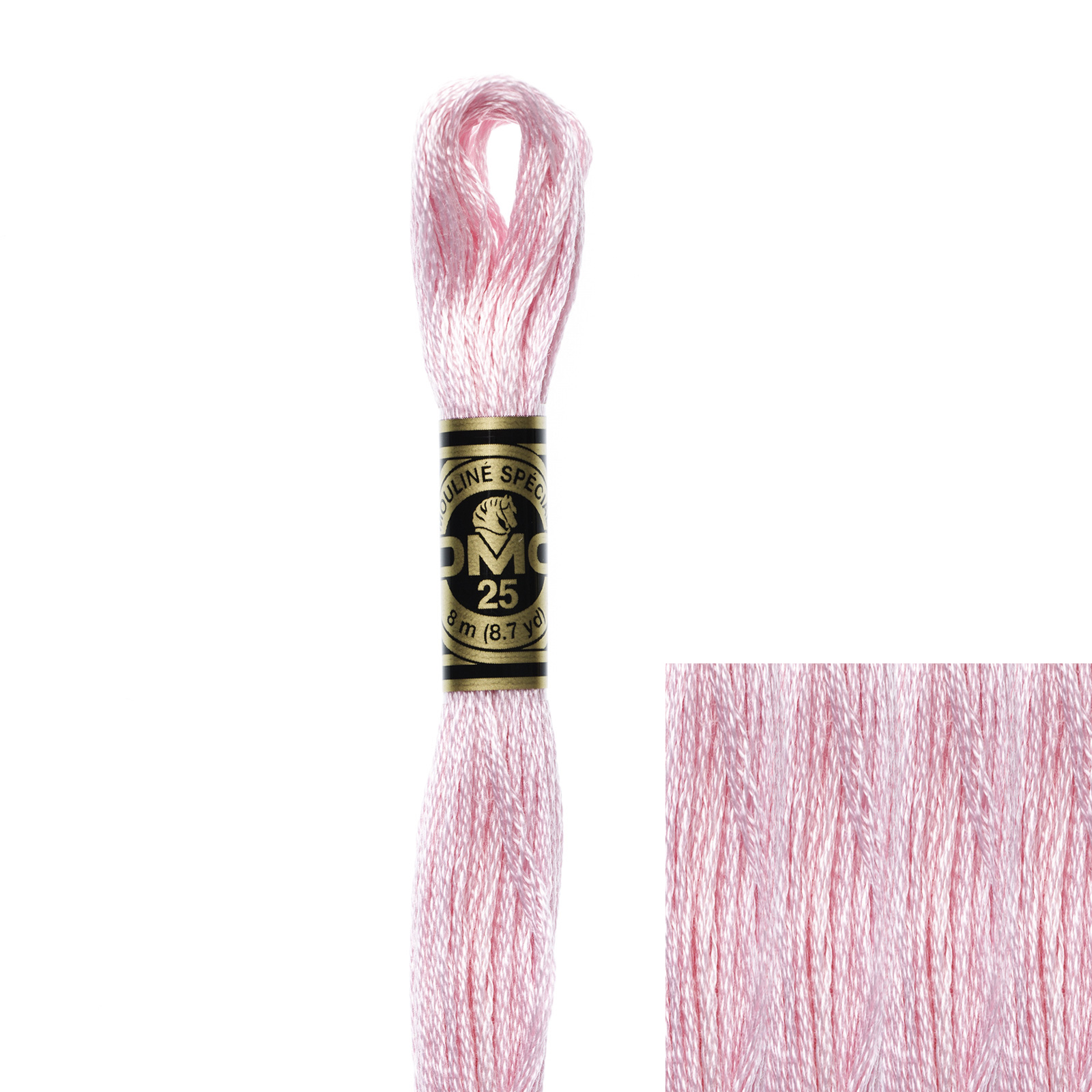 embroidery cotton mouliné spécial dmc - 3689 - 8mt | 1pc