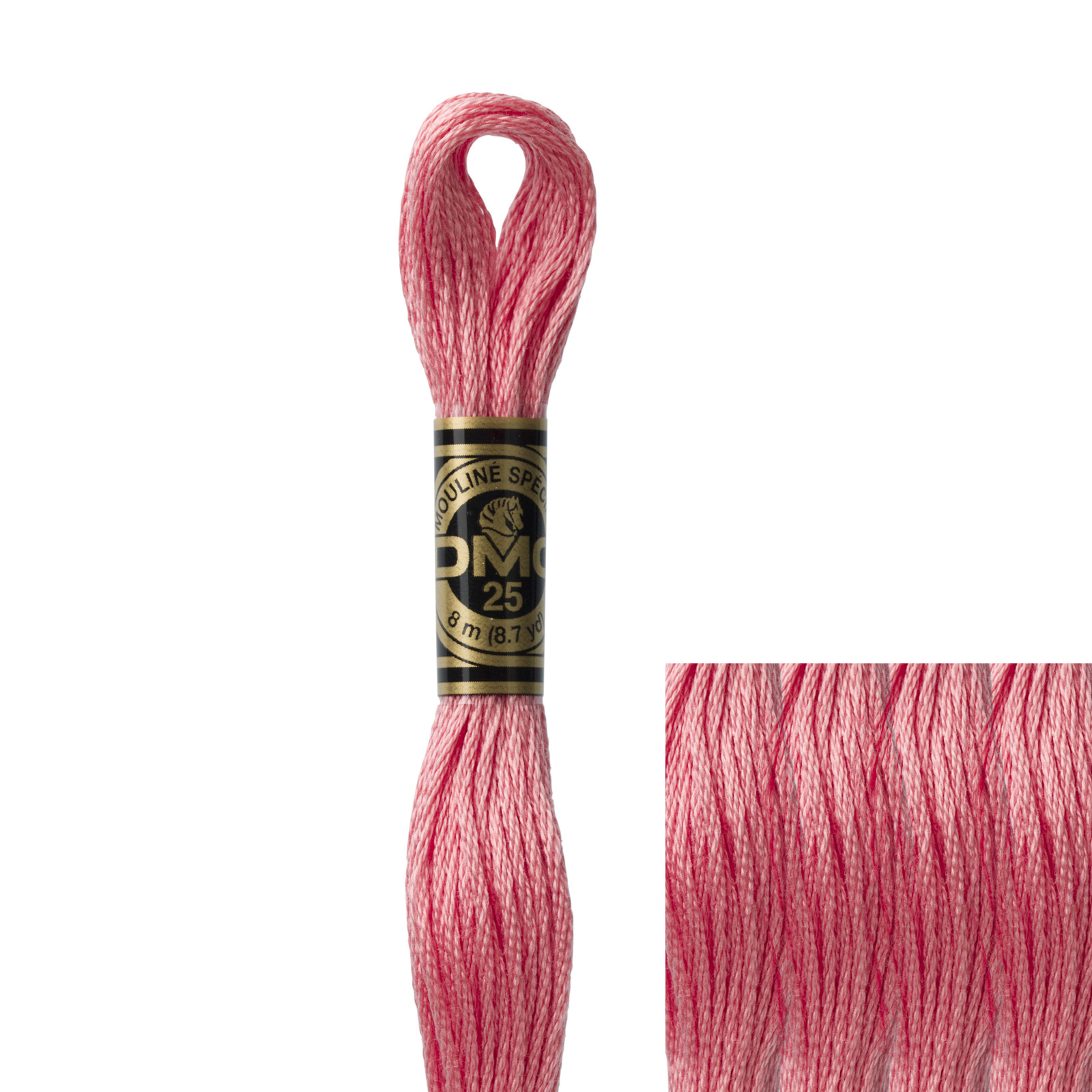 embroidery cotton mouliné spécial dmc - 760 - 8mt | 1pc
