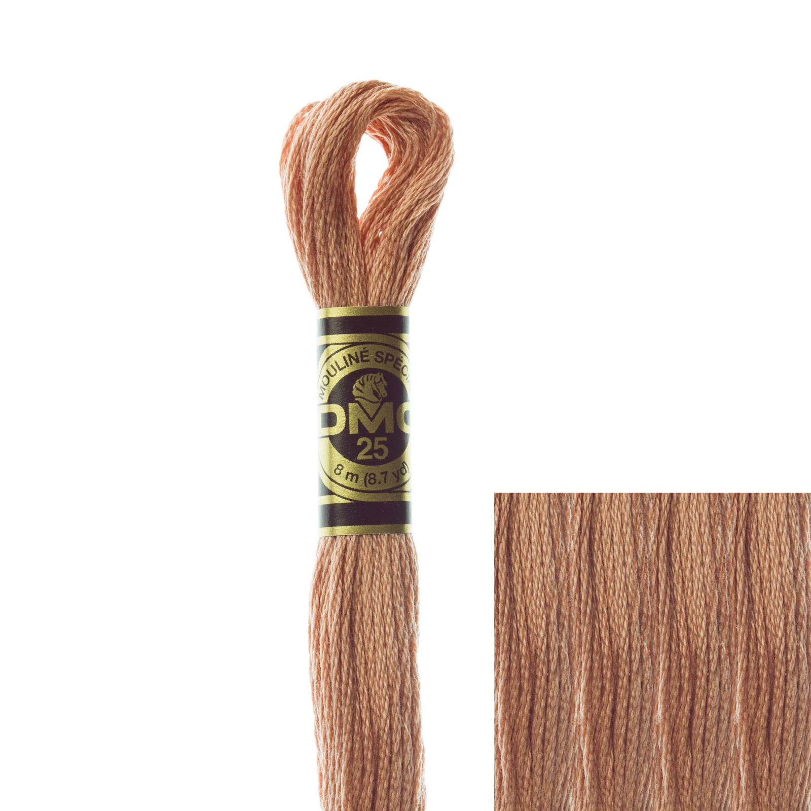 embroidery cotton mouliné spécial dmc - 407 - 8mt | 1pc