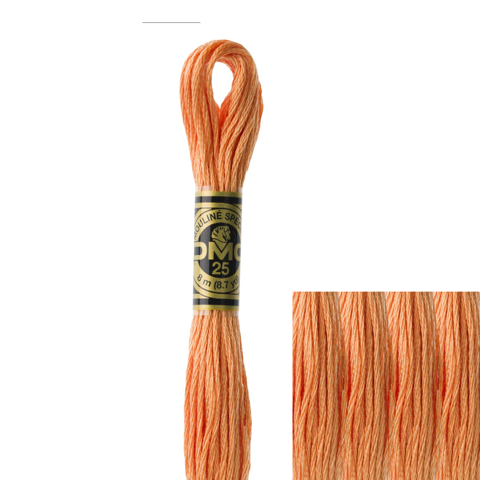 embroidery cotton mouliné spécial dmc - 402 - 8mt | 1pc