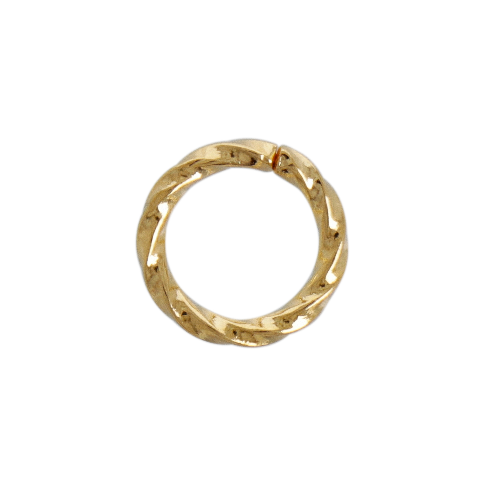 biegeringe vergoldet 8mm - wire 1mm | 24st