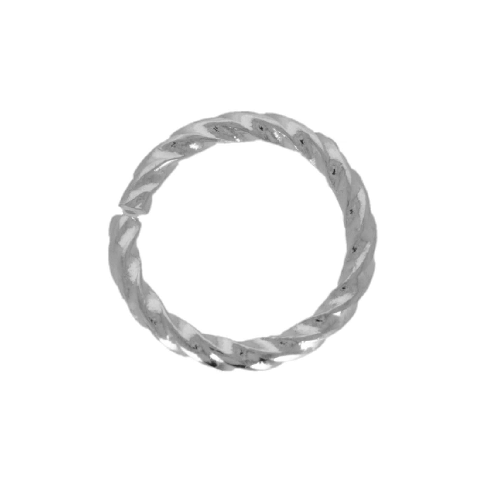 biegeringe rhodium versilbert 10mm - wire 1,2mm | 72st