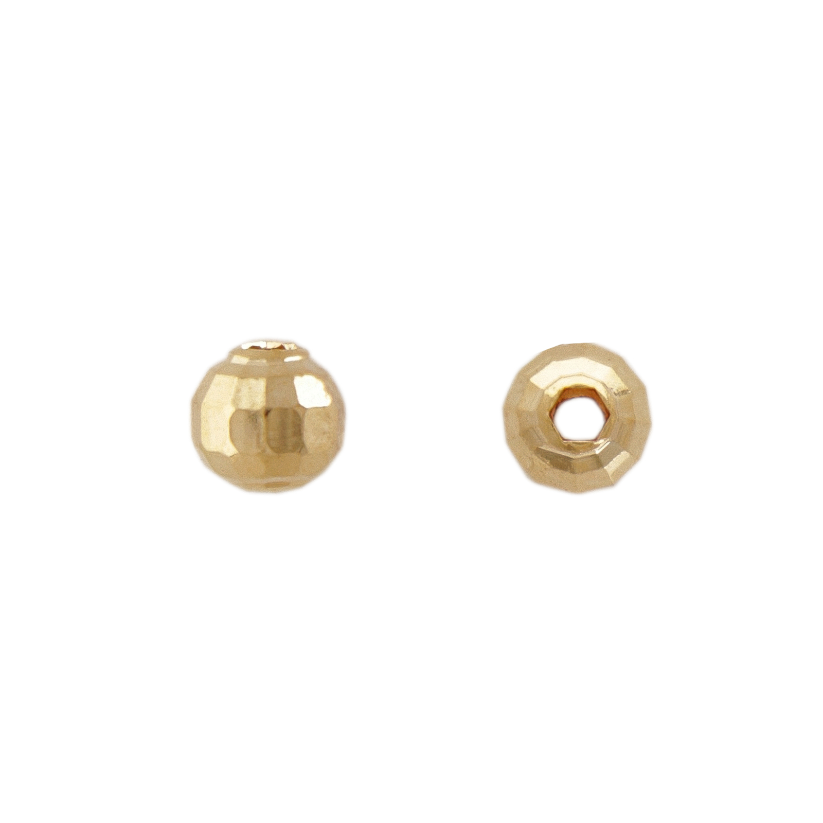 trennperle kugel vergoldet 4mm | 18st