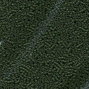 miyuki delica 11/0 - dyed opaque forest green | 8gr