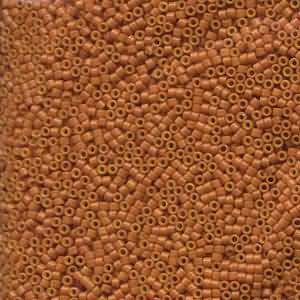 miyuki delica 11/0 - dyed opaque pumpkin | 8gr