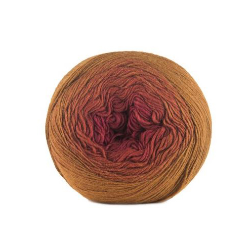 laines du nord poema - brown/red (223) - 150gr (600mt) | 1pc