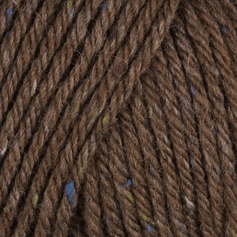 laines du nord aran tweed - brown (8) - 50gr (90mt) | 1pc