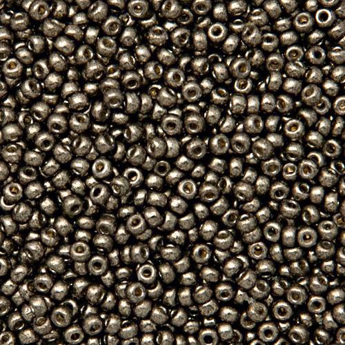 miyuki rocailles 11/0 - duracoat galvanized pewter (4222) | 10gr