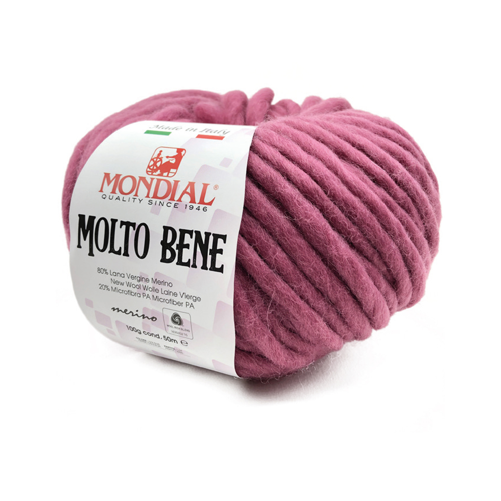 molto bene mondial - fuchsia (679) - 100gr (50mt) | 1st