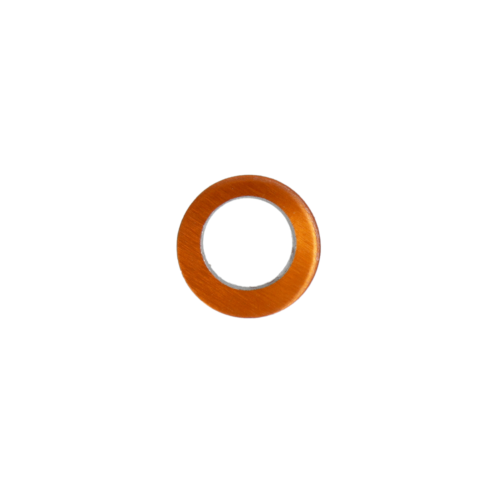 chainmaille aluminium flat ring orange 9mm - wire 1,2mm | 50pc