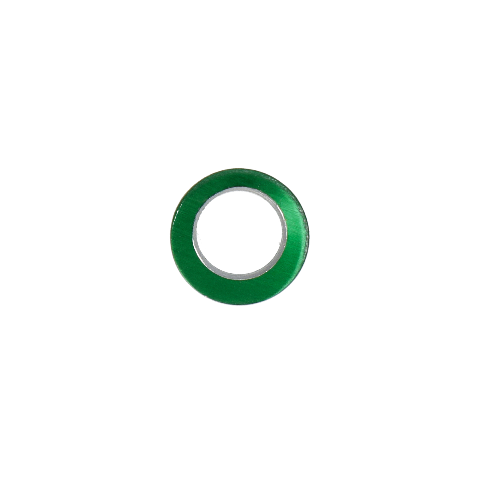 chainmaille aluminium flat ring green 9mm - wire 1,2mm | 50pc