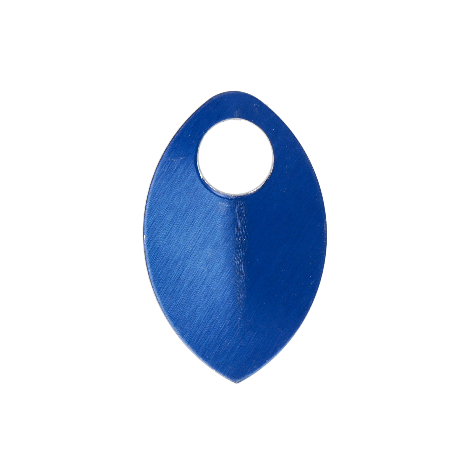chainmaille aluminium scale blue 22x14mm | 10pc