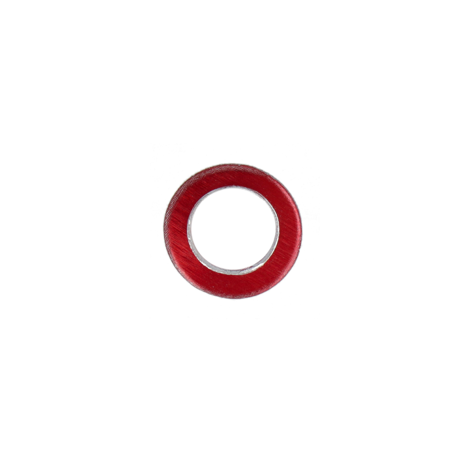 chainmaille aluminium flat ring red 9mm - wire 1,2mm | 50pc