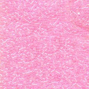 miyuki delica 10/0 - color-lined pink/cristal ab | 8gr