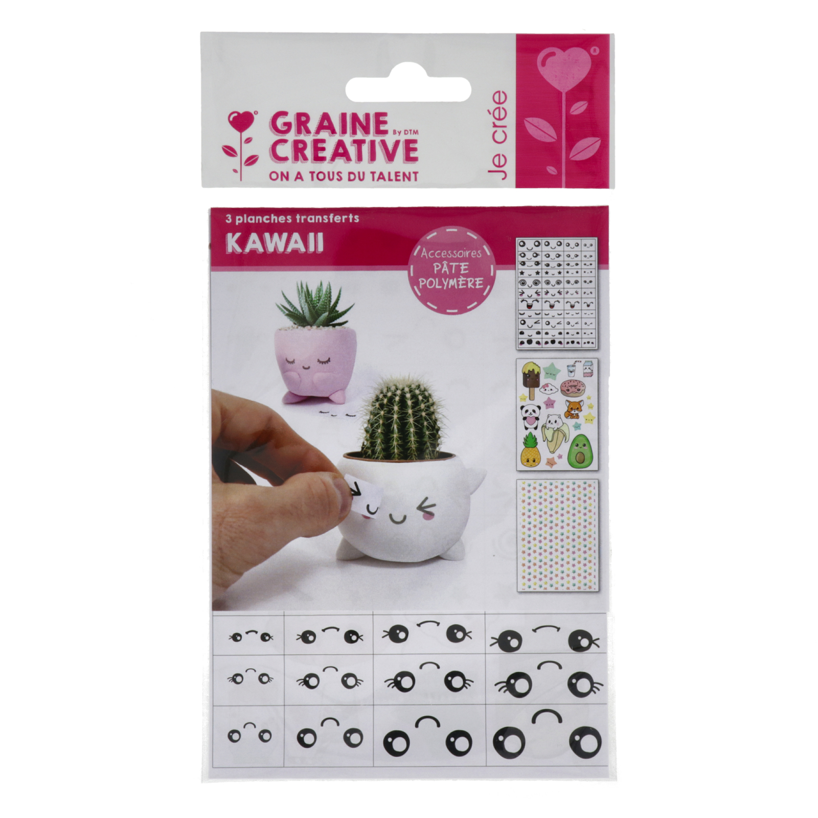 polymer clay transfer kawaii 3 bretter | 1st