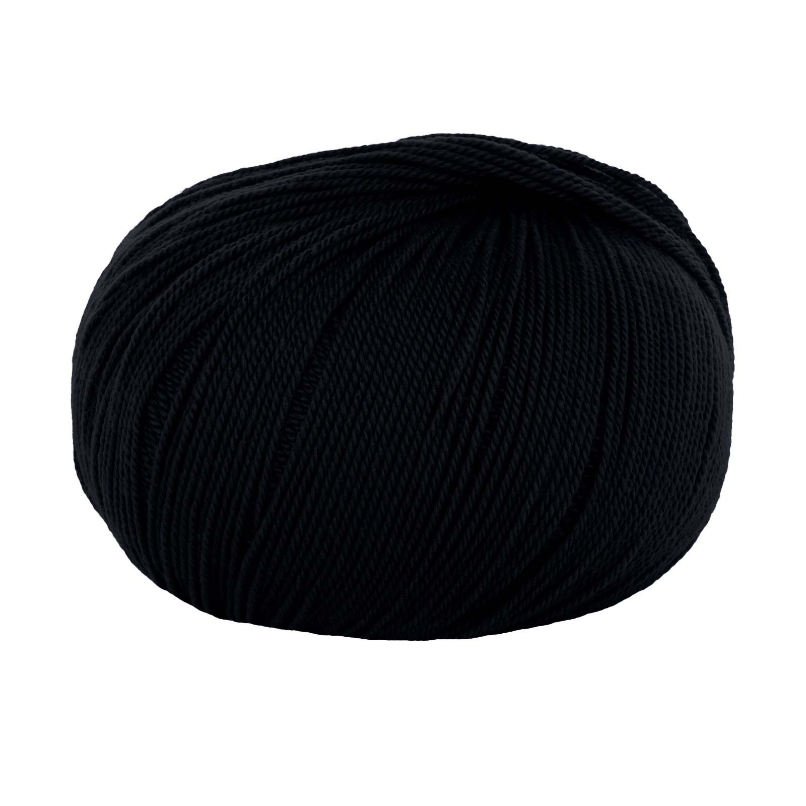 lana gatto perlata d'australia - nero (3617) - 50gr (233mt) | 1pc