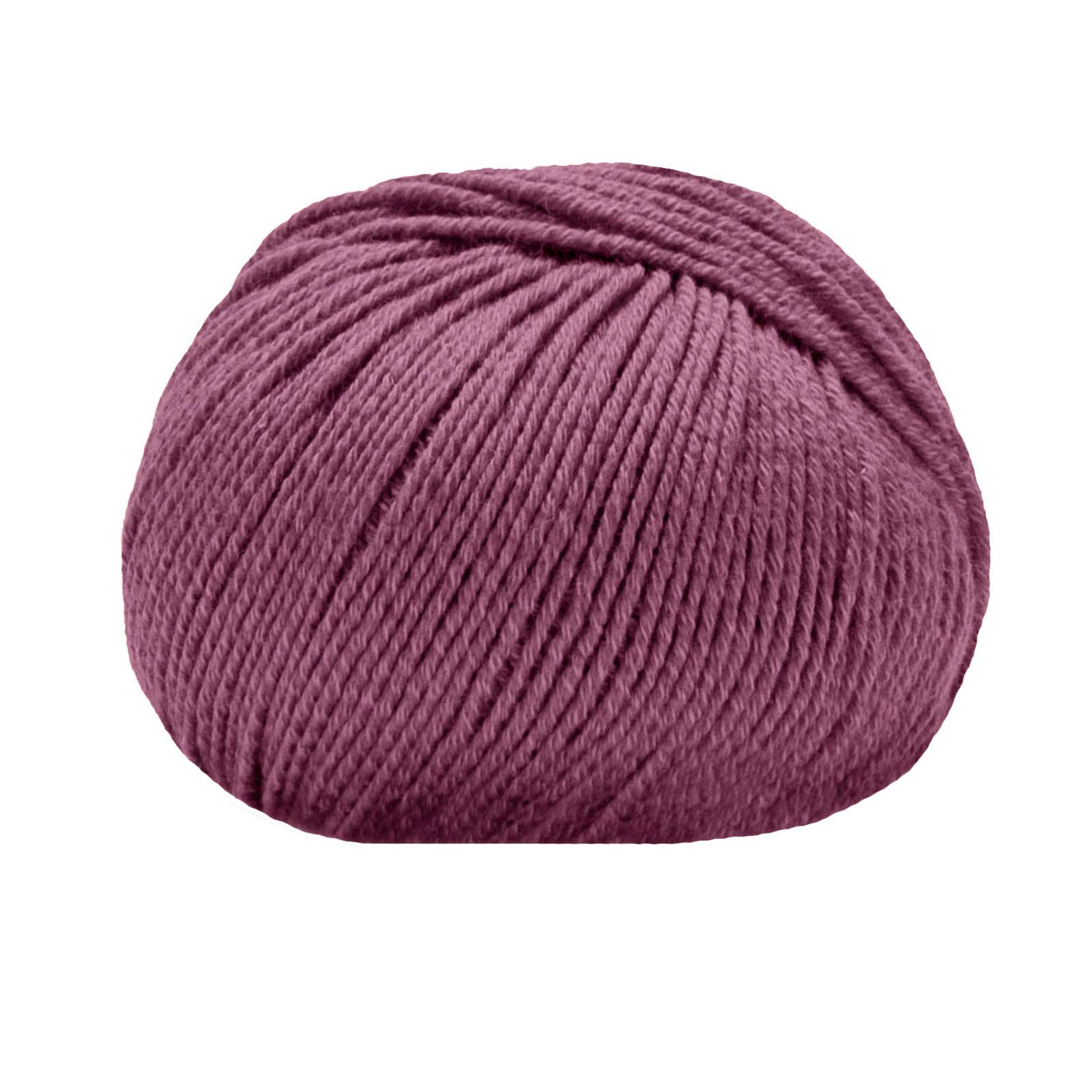 lana gatto merinocot - wine (14594) - 50gr (125mt) | 1pc