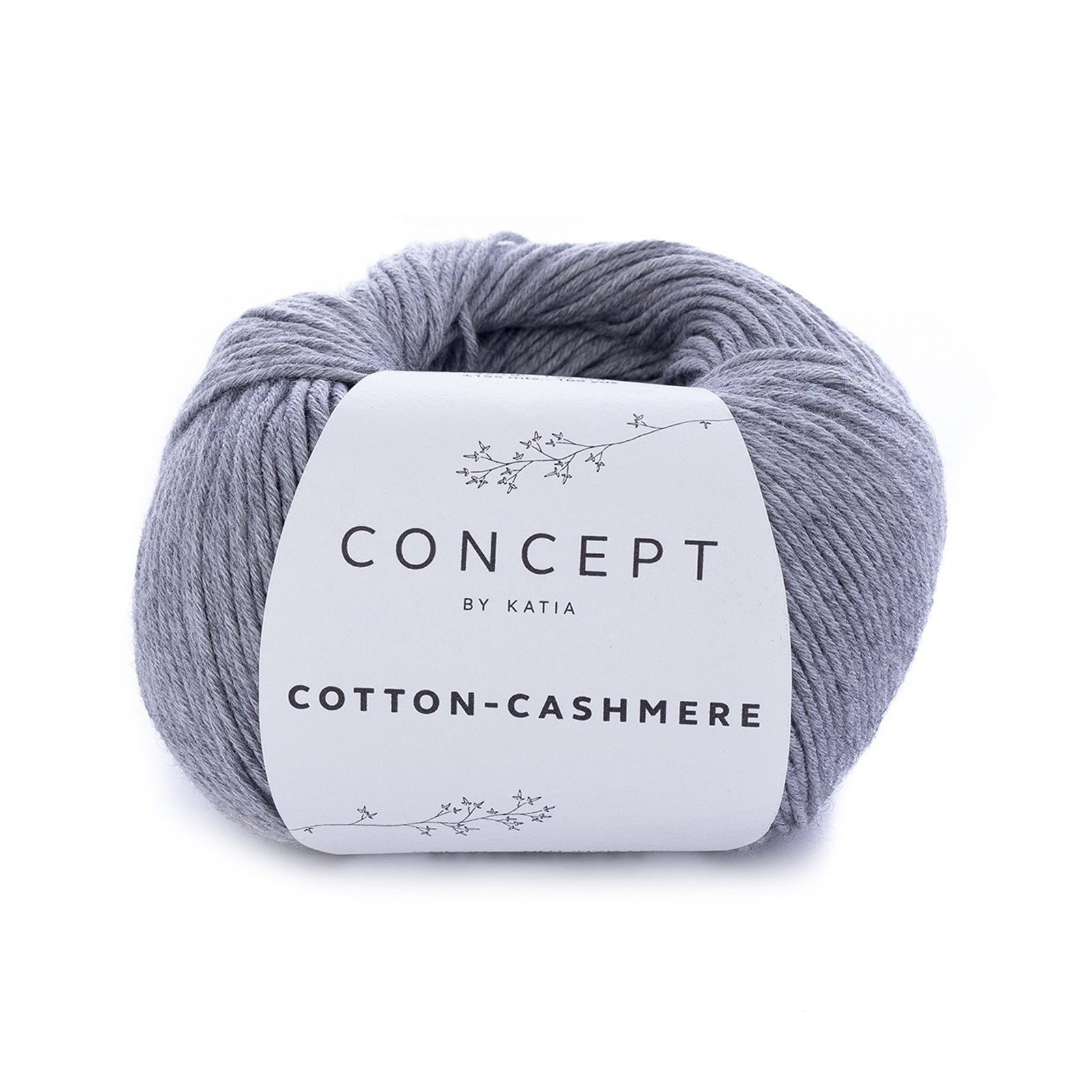 katia cotton cashmere - grey (59) - 50gr (155mt) | 1pc