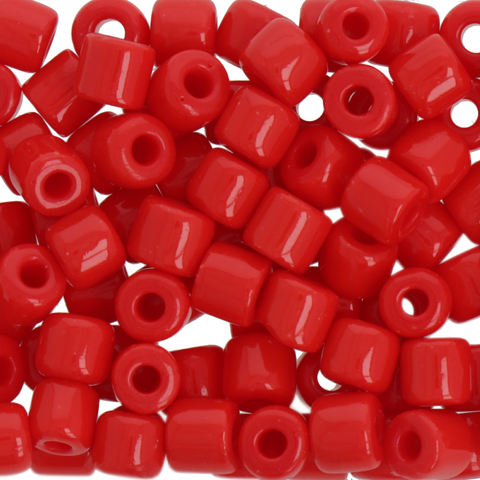 perlen rola preciosa opaque red 5mm | 20gr