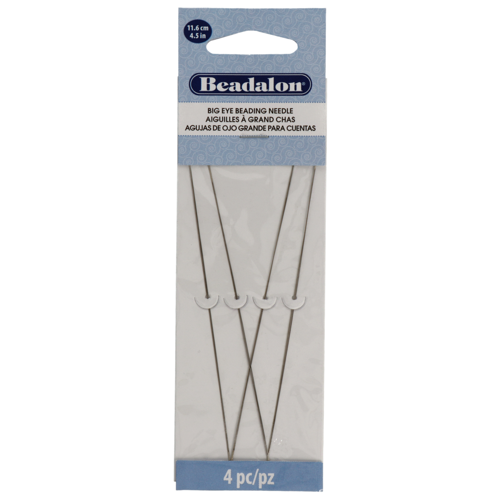 beading eye needles medium 116mm - 4pc | 1pc