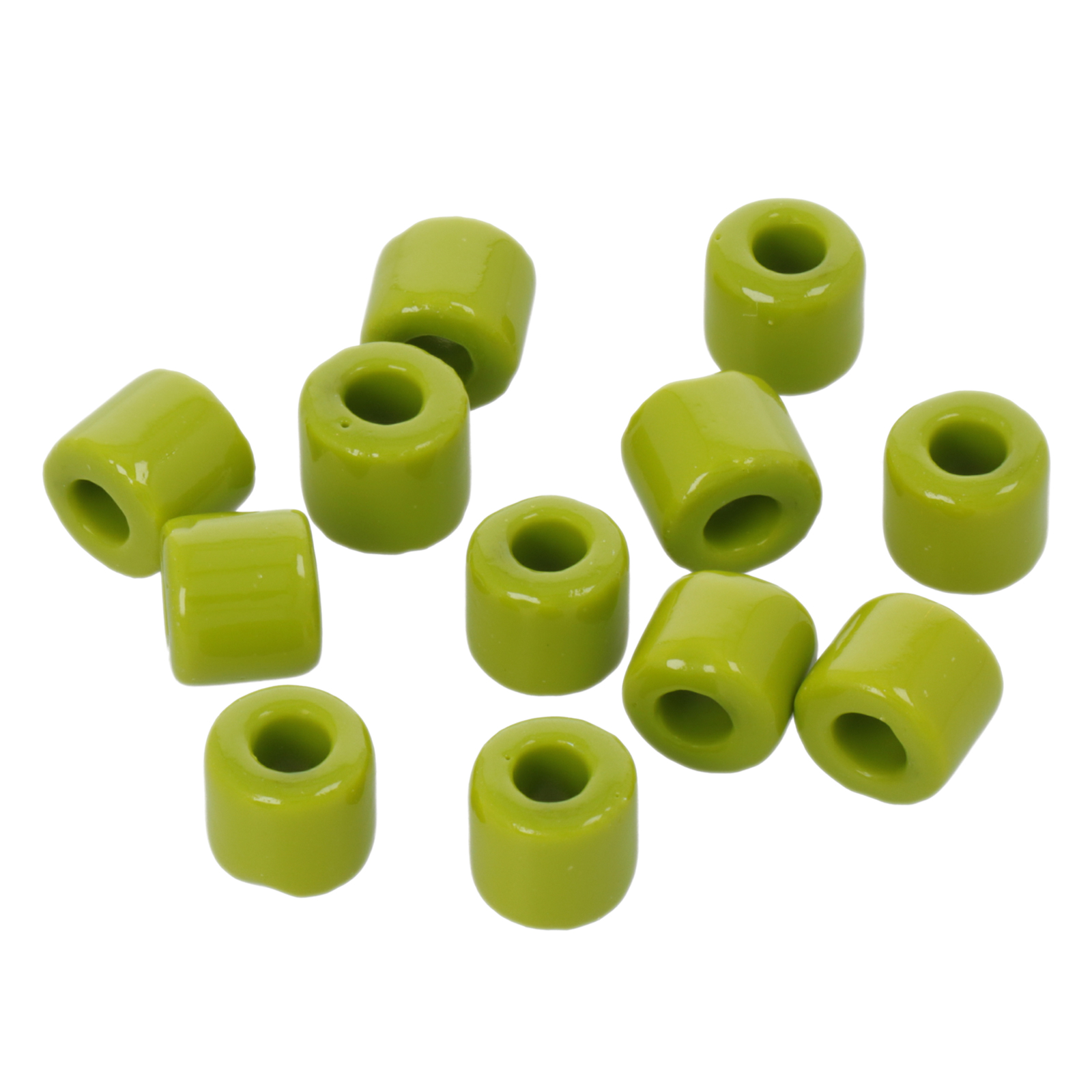 rola preciosa beads opaque olivine 7,7mm | 20gr