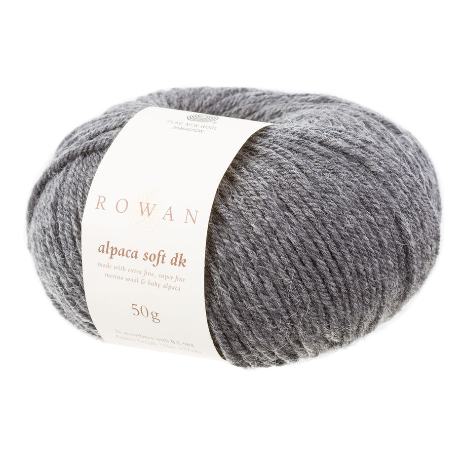 alpaca soft dk rowan - charcoal (211) - 50gr (125mt) | 1pc