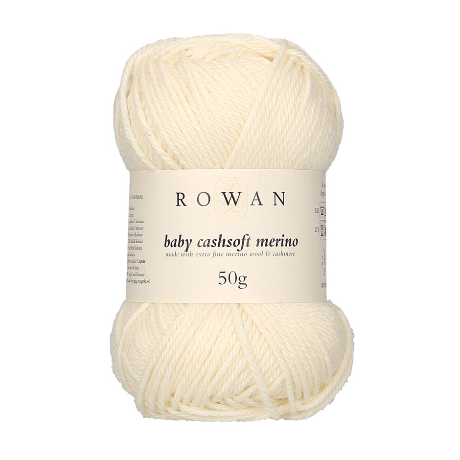 baby cashsoft merino rowan - cream (102) - 50gr (130mt) | 1pc