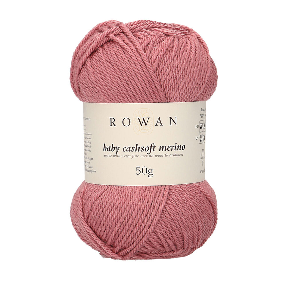 baby cashsoft merino rowan - rosy (115) - 50gr (130mt) | 1pc