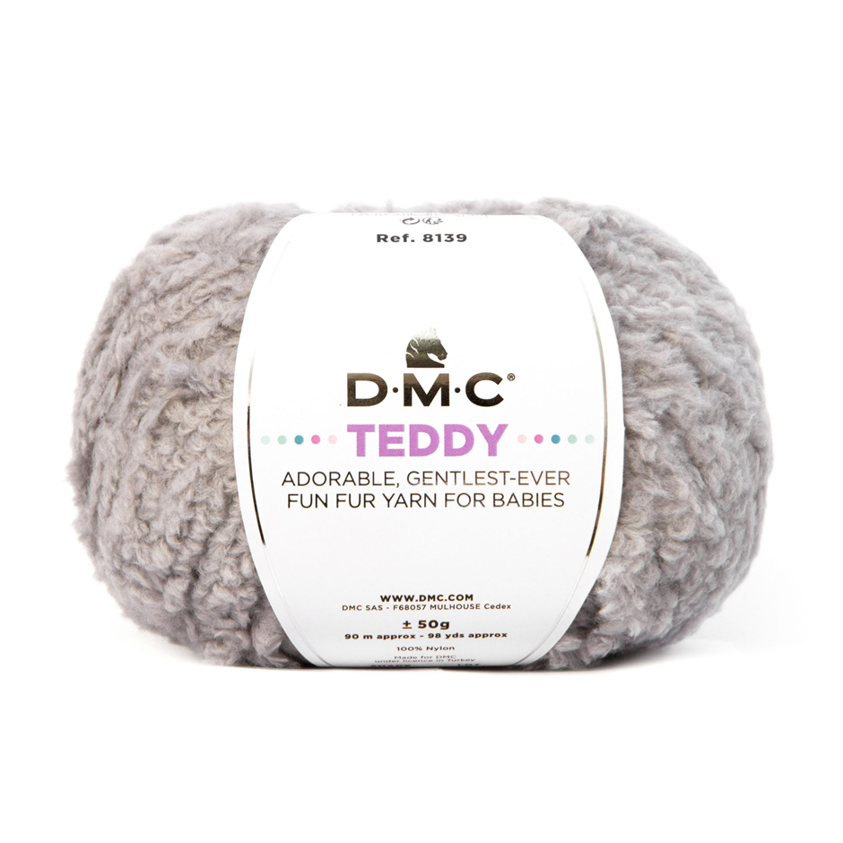 teddy dmc - grey (312) - 50gr (90mt) | 1pc