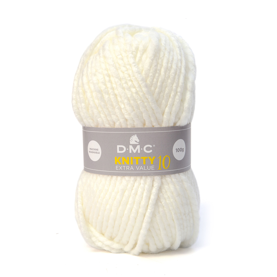 dmc knitty 10 - white (812) - 100gr (82mt) | 1pc