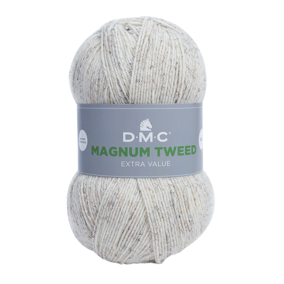 dmc magnum tweed - white (930) - 400gr (840mt) | 1pc