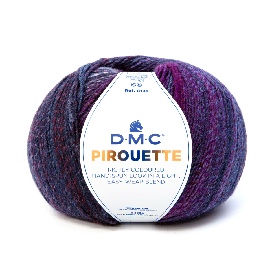 dmc pirouette - blue (842) - 200gr (500mt) | 1pc