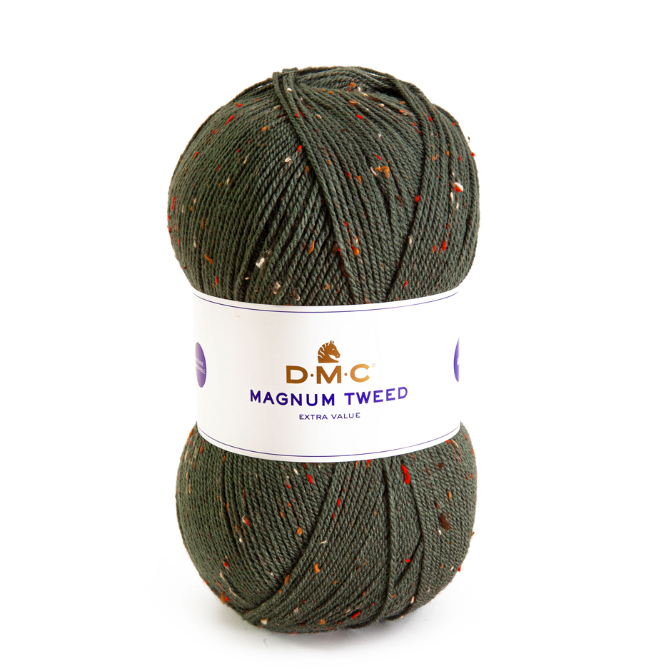 dmc magnum tweed - green (711) - 400gr (840mt) | 1pc