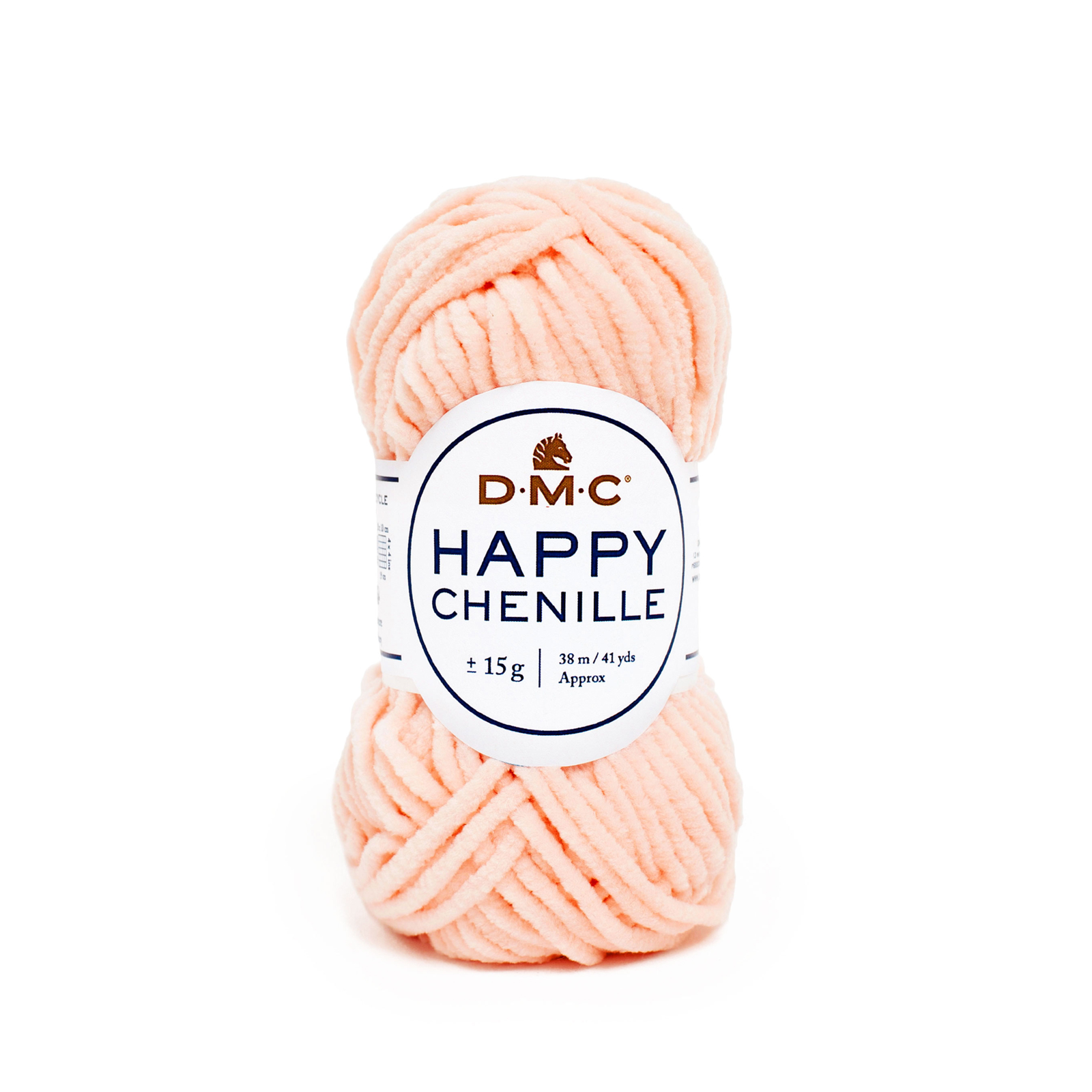 happy chenille dmc - baby pink (15) - 15gr (38mt) | 1pc