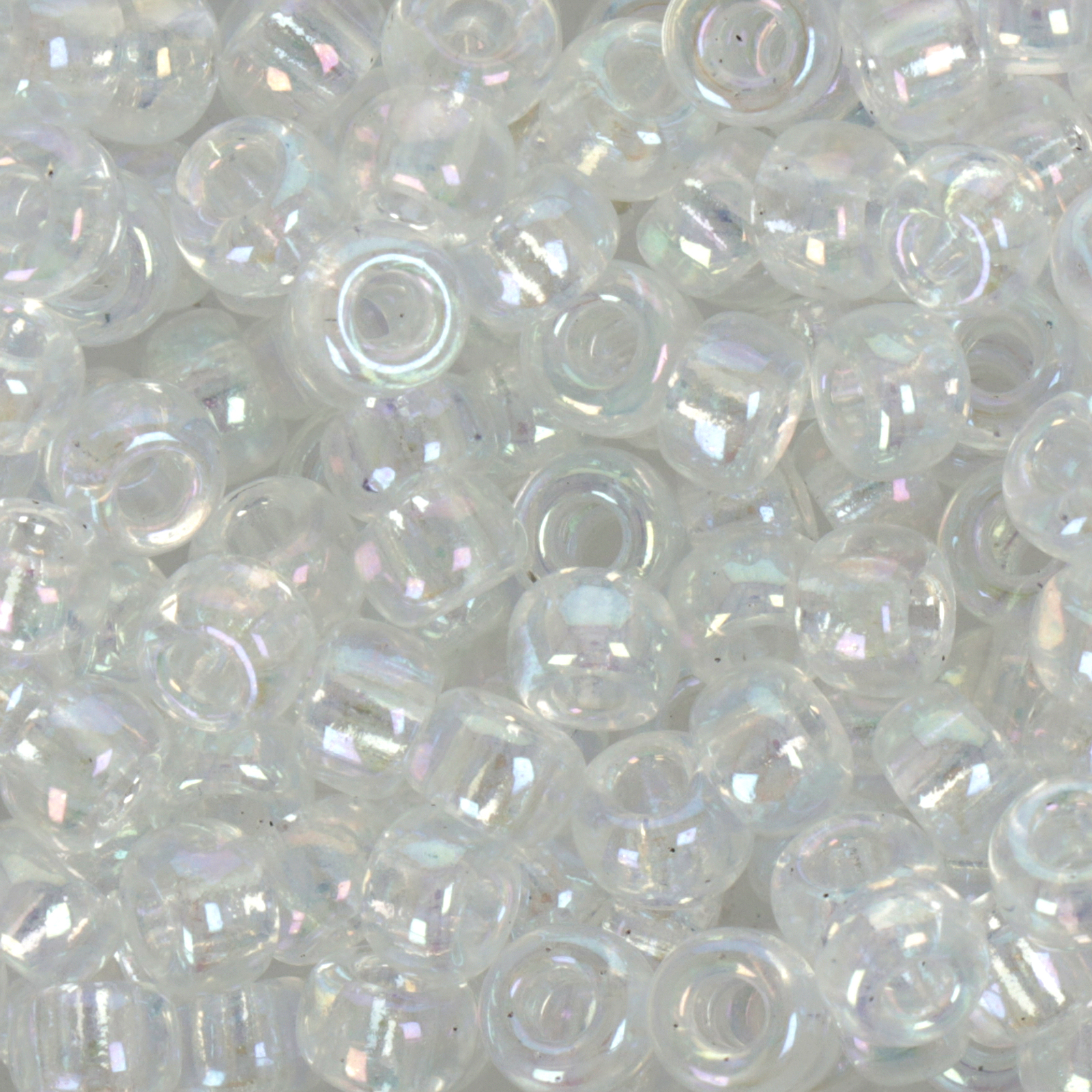 miyuki rocailles 5/0 - crystal ab (131r) | 10gr